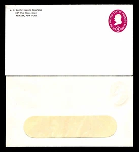 1958 EE. UU. #U536B cubierta completa sin usar con cubierta de error - Lote de 2 (ESP#4938) - Imagen 1 de 1