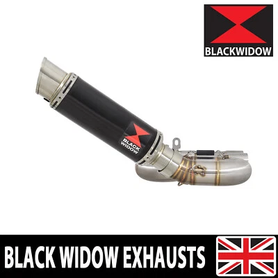 CB1000R (SC60) 2008-2017 Exhaust Silencer Kit 230mm GP Round Black BG23R — 第 1/4 张图片