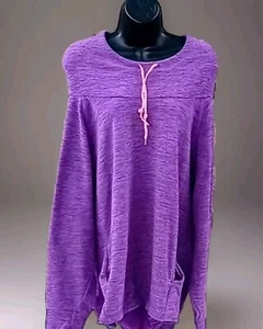 *REDUZIERT* LUKKA Damen lila Oversized Hoodie Sweatshirt. Größe XL - Bild 1 von 9