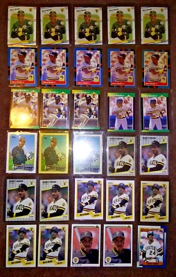 1988-1990 BARRY BONDS LOT OF 30 FLEER, DONRUSS, UPPERDECK! NRMT+ - Image 1 of 4