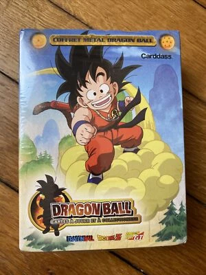 Coffret Metal Cartes Dragon Ball Carddass FR Neuf sous Blister Bandai - Photo 1/4