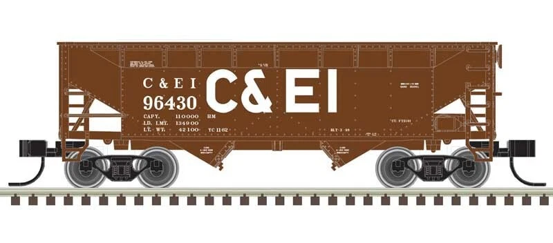 Atlas N Scale ~ Chicago Illinois 3 Pack ~ 2-Bay Offset-Side Hoppers ~ 50006127 - Image 1 of 1