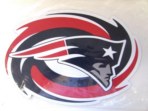 NFL New England Patriots Logo Large Magnet 11" x 8" NEW Cover