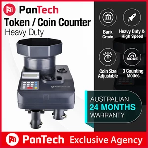 PanTech High Speed Token Coin Counter Machine 2300 Coins/Min Thickness 1.0-3.5mm - Picture 1 of 12