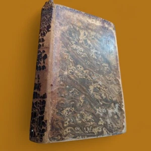 The Works Of George Fox 1831 Vol 2 Marbled Leather Book Quakers Christianity - Imagen 1 de 18