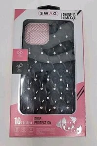Nice and Durable case for iPhone 13 PRO MAX SWAG Drop Protection 10ft Black - Picture 1 of 18
