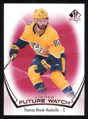 2021-22 SP Authentic Limited Red #191 Thomas Novak FW - Image 1 of 2