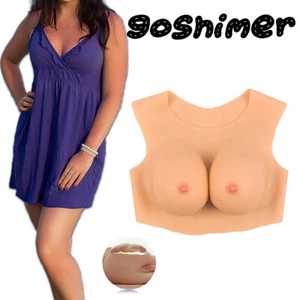 Crossdresser Piatti Seno Silicone Tette Finte Forme Seno Drag Queen E Cup - Foto 1 di 8