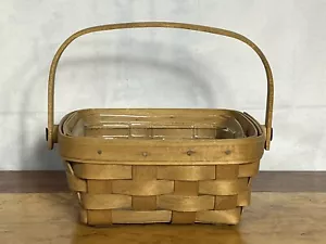 2003 Longaberger kleiner quadratischer Beerenkorb handgefertigt in den USA - Bild 1 von 12