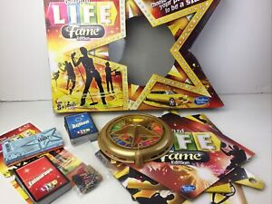 The Game of Life Fame Edition Family Fun Board Game 2013 With Instructions 8+ GC