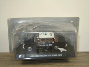 Alfa Romeo Giulia 1600 Super 1970 Carabinieri - De Agostini 1:43 in Box *55289 - Bild 1 von 1