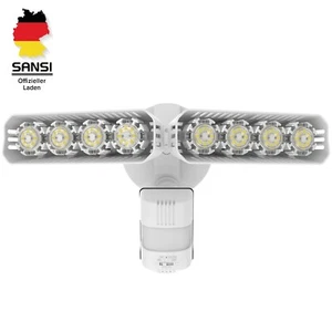 250W 4 Modi LED Strahler mit Bewegungsmelder Außenleuchte 3600lm IP65 CE SANSI - Bild 1 von 9