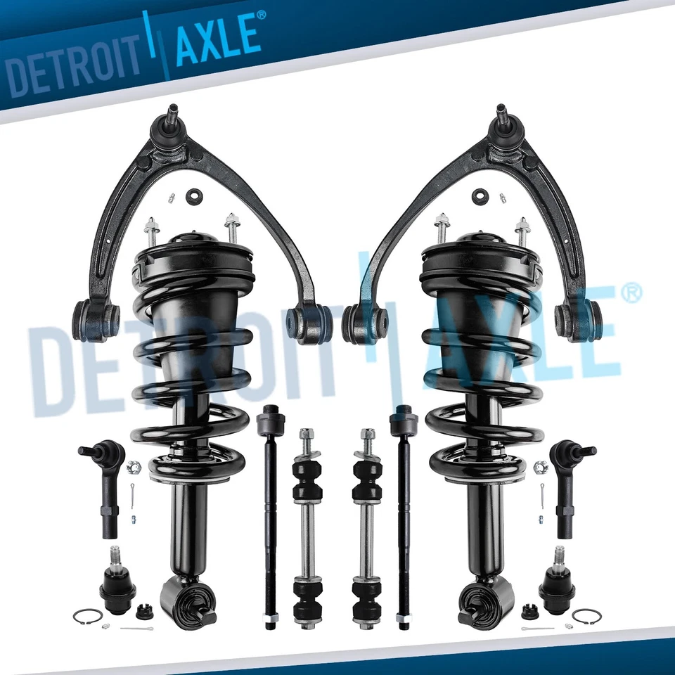 Front Struts Upper Control Arms Sway Bars Tie Rods Ball Joints for Yukon XL 1500 - Image 1 of 4