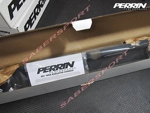 Perrin Black Radiator Shroud for 2008-2014 Subaru WRX STI / 2008-2011 Impreza - Picture 1 of 7