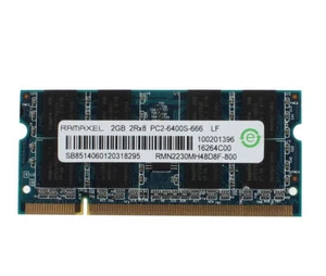 Ramaxel 2 GB 2RX8 PC2-6400S 200Pin DDR2 800Mhz CL6 RAM Memory SODIMM Laptop #%` - Picture 1 of 6
