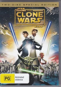 Star Wars - The Clone Wars - DVD (2 x DVD Special Edition) Region 4 PAL - Picture 1 of 2