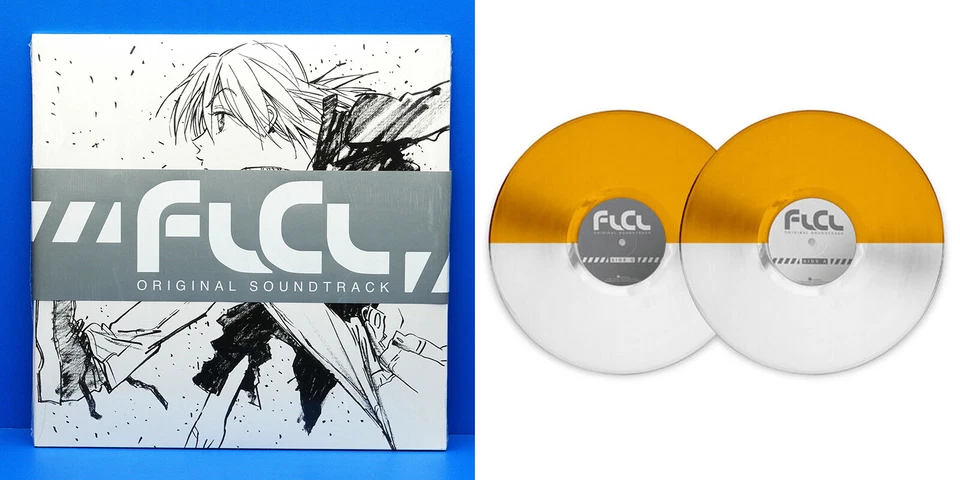 FLCL Vinyl Record Soundtrack The Pillows 2 x LP Color Haruko’s Vespa Anime Manga - Image 1 of 4