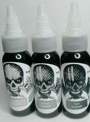 ISTS 1oz Gray wash Tattoo Ink Set,not eternal infinity moms