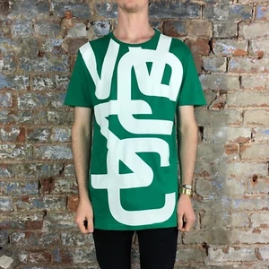 WESC Overlay Biggest - Cactus Green Casual T-Shirt New - Size: M - Picture 1 of 3