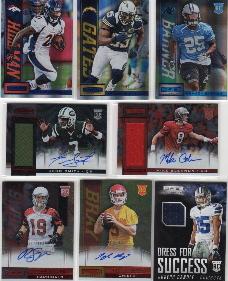 Antonio Gates 2013 Rookies & Stars Longevity Blue base card parallel 3/25 - Image 1 of 1