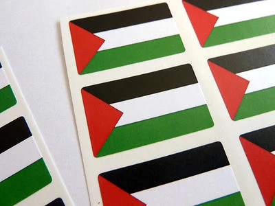 Mini Sticker Packung, Selbstklebende Palästina Flagge Etiketten, FR209 - Bild 1 von 2