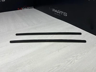 GENUINE BMW E46 A Pillar Interior Cover Trims Strips Black SET Used 51432699056 Foto 1 de 4