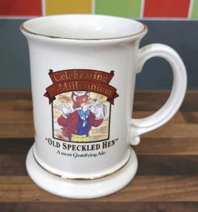 Old Speckled Hen Large Ceramic Beer Tankard - Celebrating the Millennium,Vintage - Picture 1 of 5