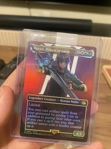 MTG - Final Fantasy - Noctis, Prince of Lucis Rare Foil Borderless - 401 - NM! - Picture 1 of 2