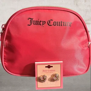 Juicy Couture Bundle - Astuccio e orecchini cosmetici NUOVO - Foto 1 di 6