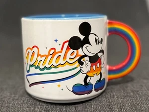 Walt Disney World Parks 2024 Pride collection Mickey Mouse Rainbow Mug New - Imagen 1 de 9