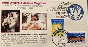 SPACE COVER: 4TH ALL FEMALE SPACEWALK- O'HARA & MOGHBELI NOVEMBER 1, 2023 - Picture 1 of 4