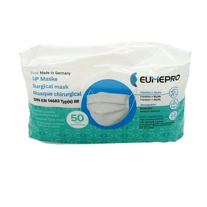 EUMEPRO medizinische Gesichtsmaske, 4 Packungen zu 50 St., 200 Stück - Bild 1 von 3