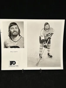 Bill Flett Signed Autograph 8x10 Team Issued Photo Philadelphia Flyers JSA COA - Picture 1 of 4