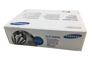 GENUINE Samsung CLP-K600A BLACK Toner Cartridge for CLP-600 / CLP-650 BOX DAMAGE - Picture 1 of 13