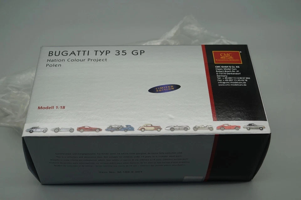 CMC - M--100-B-003 Bugatti Typ 35 Grand Prix Polen - Immagine 1 di 4