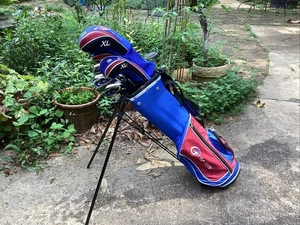 Top Flite XLj Junior Golf 8 Club Set RH USKG 60 Stand/Carry Bag Driver Is 41” - Picture 1 of 14