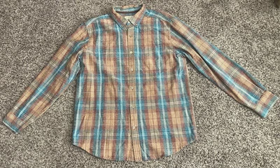 New Territory Ahead Aztec Shirt Button Up Long Sleeve Southwestern Large L - New - Image 1 of 4