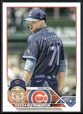2023 TOPPS KEEGAN THOMPSON CHICAGO CUBS #40 - Image 1 of 2