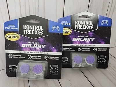 Lote de 2 pulgares KontrolFreek edición limitada púrpura rendimiento para PS4 PS5 Foto 1 de 4