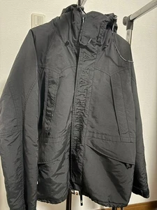 A Bathing Ape Black Down Jacket M, Slim Fit, Winter Coat, Logo, Used - Picture 1 of 3