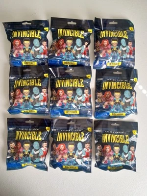 Invincible Minifigures Phatmojo Blind Bags Lot Of 9 Unopened Factory Sealed - Image 1 of 4