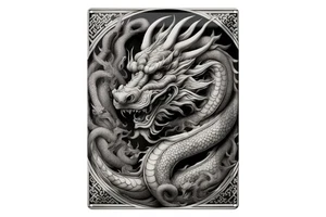 Blechschild 30x40cm Drachentafel 5 - Picture 1 of 5