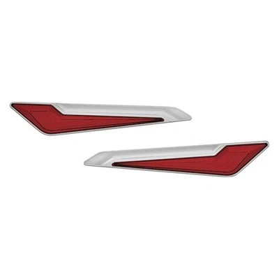 For Honda Goldwing 1800 18-20 Kuryakyn 3254 Omni LED Chrome Saddlebag Inserts Foto 1 de 2