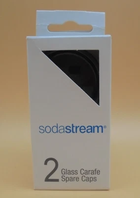Schraubdeckel Glass Karaffe 2 Schraub Deckel orig. SodaStream f. Glasflasche OVP - Bild 1 von 4