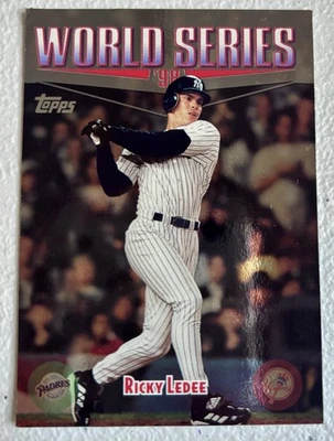 1998 TOPPS WORLD SERIES CARD # 233 Ricky Ledee - New York Yankees - Image 1 of 4