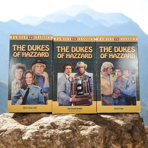 Dukes Of Hazzard One Armed Bandits Officer Daisy Duke Road Pirates VHS, 1979 Set - Picture 1 of 3