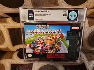 Super Mario Kart Super Nintendo SNES WATA Graded 9.0 9.4 Cart! WUNDERSCHÖN! - Bild 1 von 3