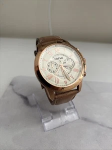 AUTHENTIC FOSSIL Q GRANT ROSE GOLD HYBRID GEN1 SMARTWATCH MEN'S FTW10021 WATCH - Picture 1 of 8