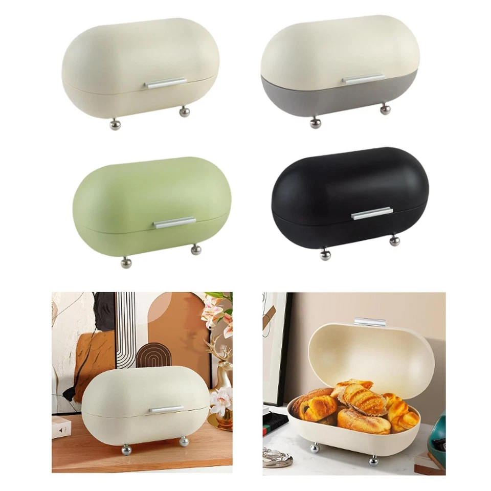 Caja de pan de metal Caja de pan de metal Contenedor Caja de pan Foto 1 de 1