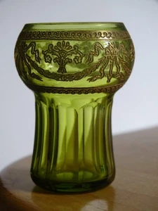 SAINT LOUIS ANCIEN VERRE LIQUEUR CRISTAL GRAVURE REHAUSSE A L'OR CONGRESS 5,2 cm - Picture 1 of 5